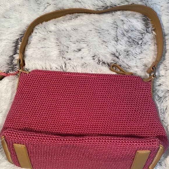 The Sak Pink Waxed Linen Handbag - Picture 4 of 4